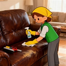 皮质沙发护理/座